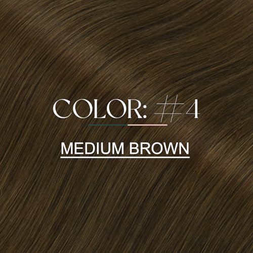 Image of Easyouth U Tip Hair Extensions Medium Brown, Hot Fusion Remy Hair Extension