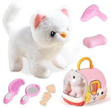Interactive Plush Cat Pet Electronic Pet Gift for Girls Age 3+
