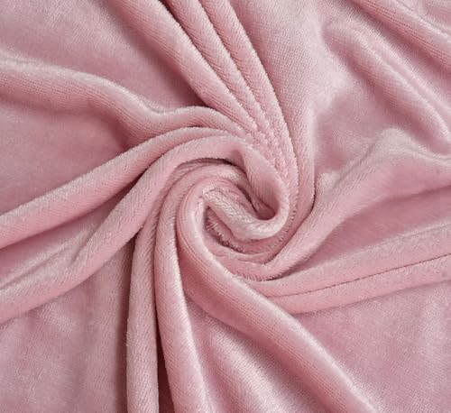 Image of Sands Premium Ultra Soft Woollen Pillow Cover Set of 2 for Winter with Zipper Closure, Cozy Pillow Case Perfect for Warmth, Flannel Warm Pillowcases, King size-18X28 Inches (Light Pink)