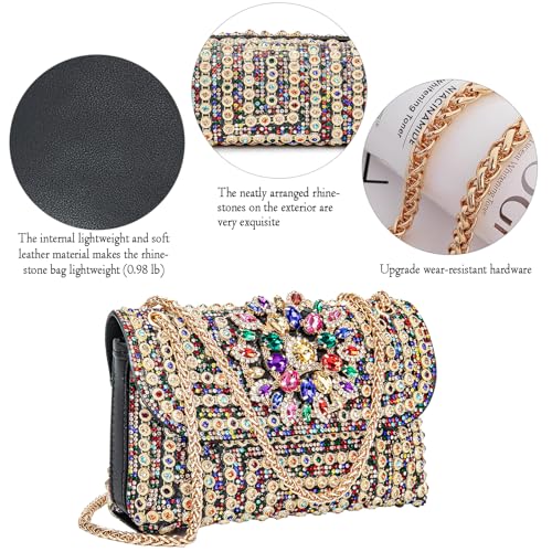 Image of Women's Evening Handbags Rhinestone Purse Crystal Evening Clutch for Women Formal