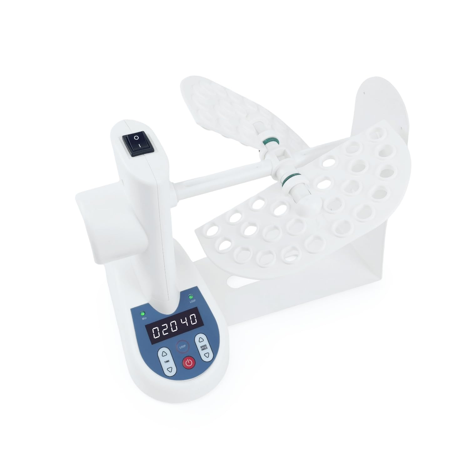 Mini tubo giratorio 3D de velocidad de 10-40 RPM para uso en laboratorio, gran capacidad para tubo centrífugo de 0.5/1.5/2/5/7/10/15/50 ml, tamaño pequeño para usar en refrigerador e