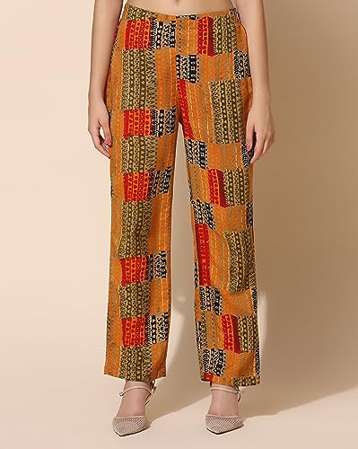 Image of TOPLOT Co-ord Set for Women Printed Straight Cotton Kurta with Pant