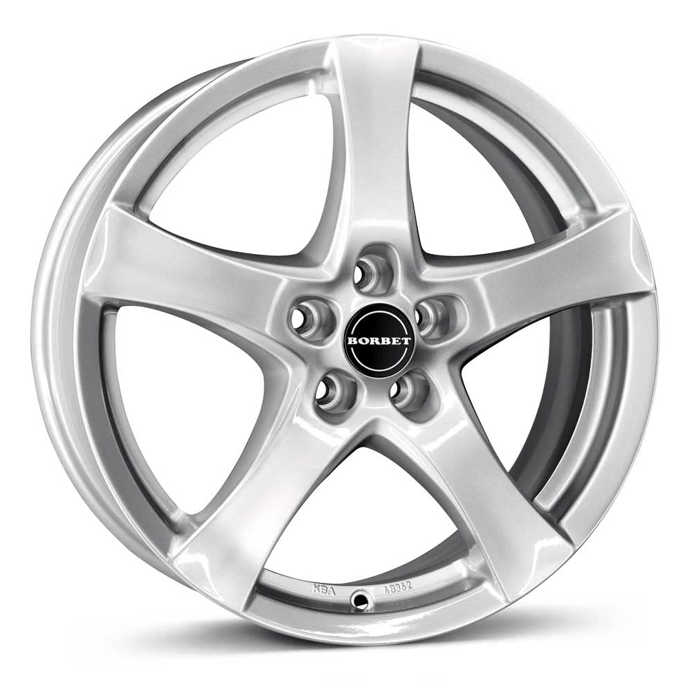 Borbet F Brilliant silver 8x18 ET45 5.00x120 Hub Bore 72.50 mm - aluminiowe obręcze
