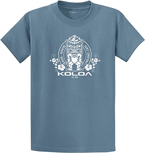 Koloa Surf Youth Tiki Flowers Logo Heavyweight Tee Sizes XS-XL