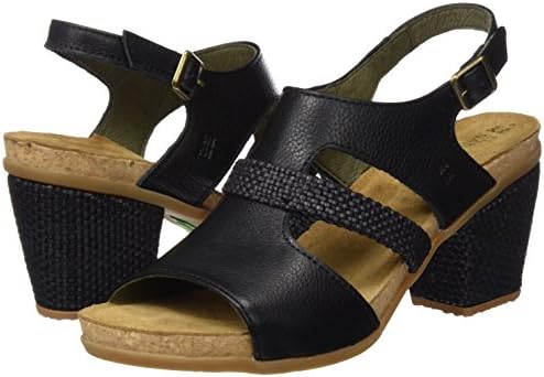 El Naturalista Women Mola N5031 Heeled Sandal Shoes, Black, EU 39 / US 8.5 | Image 6
