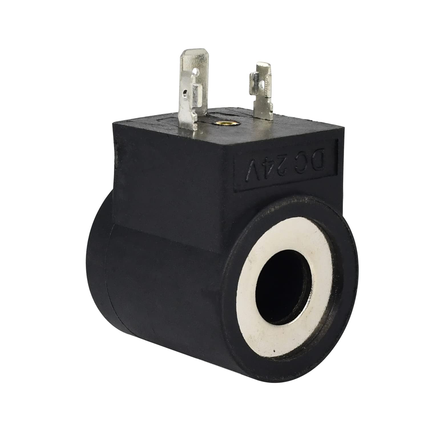 6306024 Bobina de Válvula Solenoide de 24V 1/2"Conector Din de 3 Clavijas para Vástago de Válvula Hydraforc e Serie 08 80 88 98