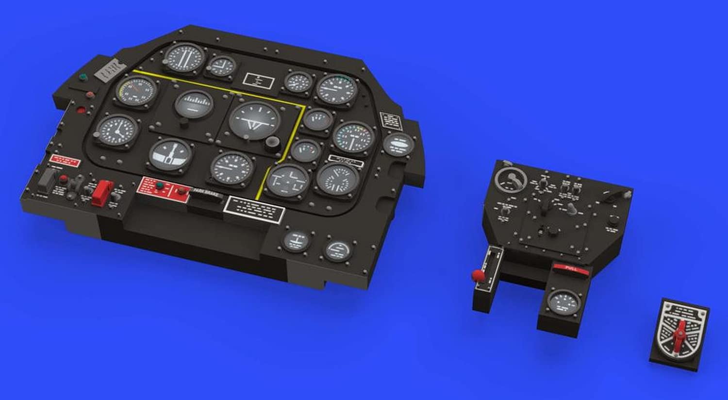 Kit Détaillage Intérieur CMK Pour P-51D Mustang 1/72 - Compatible Tamiya