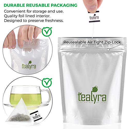 Tealyra - Lullaby - 25 Bags - Nettle - Hemp Leaves - Peppermint - Calming And Relaxing Herbal Loose Leaf Tea - Caffeine-Free - 25 Sachets #TOP1