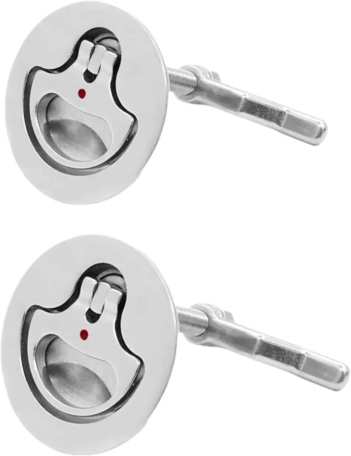 2PCS 316 Stainless Steel Cam Latch Flush Pull Deck Latch Hardware Boat Floor Lock Yacht Boat Accessories Bateau Sailing
