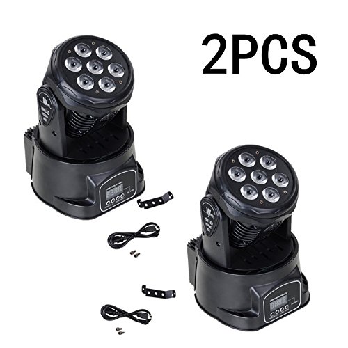 XPC DMX-512 Stage Lighting Mini Moving Head Light 4 In 1 RGBW LED