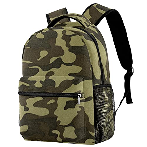 Sacs à bandoulière camouflage vert militaire pour adolescents et enfants au quotidien
