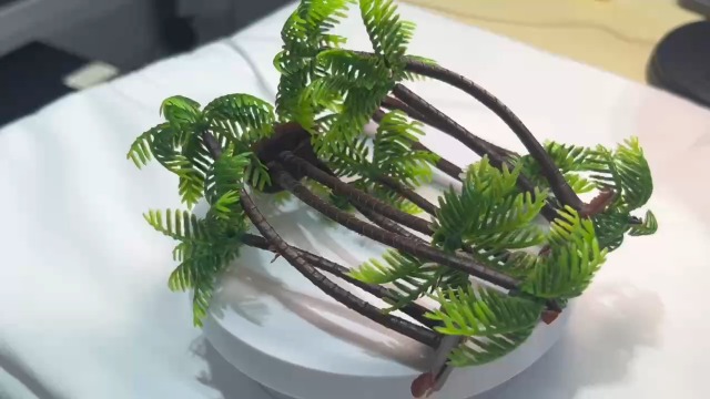 Vasi per piante in miniatura in plastica di palma da cocco Bonsai Craft Micro Paesaggio Decorazioni fai da te