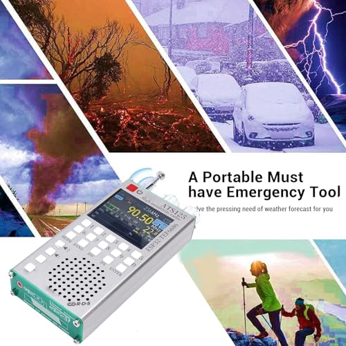Radio portátil FM ciciglow con Bluetooth y pantalla táctil miniatura 3
