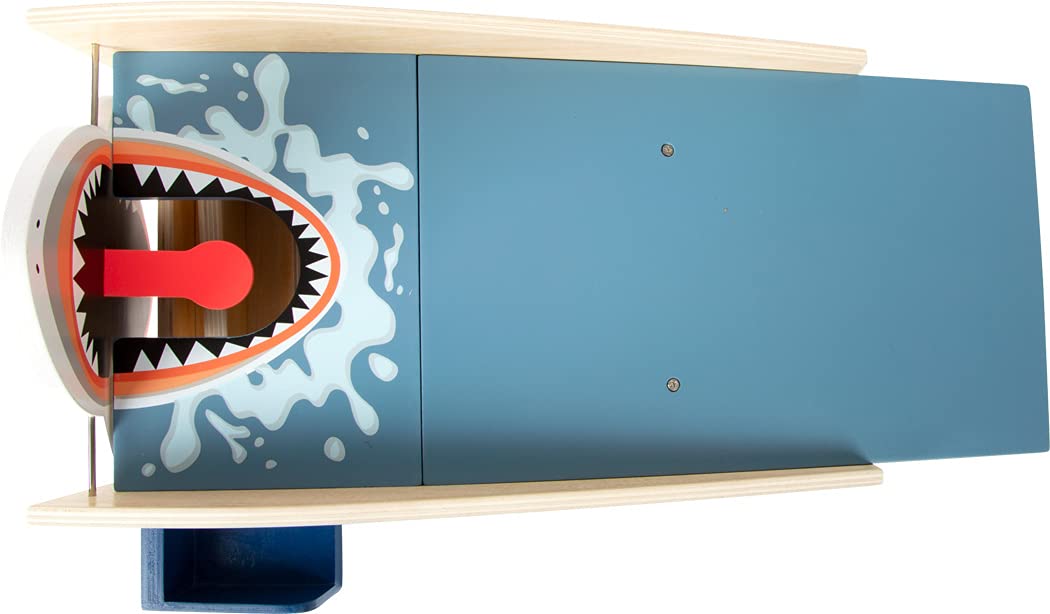 Small Foot Minigolf 11588 Shark Attack en bois avec mécanisme de verrouillage intégré