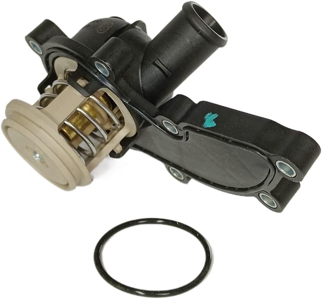 Engine Coolant Thermostat Assembly 06E121111G Replacement for Audi A4 A5 S6 A7 Q5 3.2