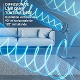 Rowenta Turbo Swift Silence, ventilador de pie, potente, QV5041 - 5