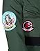 Kids Fighter Pilot Costume - Air Force Flight Suit with Aviator Sunglasses & Tag & Belt for Boys Girls Roleplay Dress Up 6-7 Years