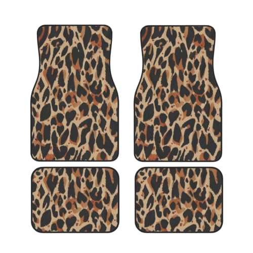 Alfombrillas de leopardo para coche ideales para proteger el suelo en viajes