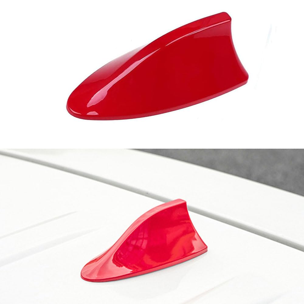 WACDXST Car Shark Fin Antenna Aerial, for Nissan Qashqai J12 J11 J10 ABS Roof Style AM/FM/DAB Radio Signal with Adhesive Base Replacement Accessories,D