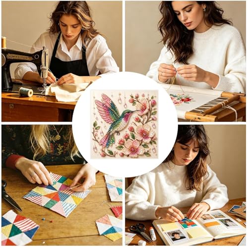 Kit de arte de perlas de 20x20 cm para decorar una sala de estar moderna 4