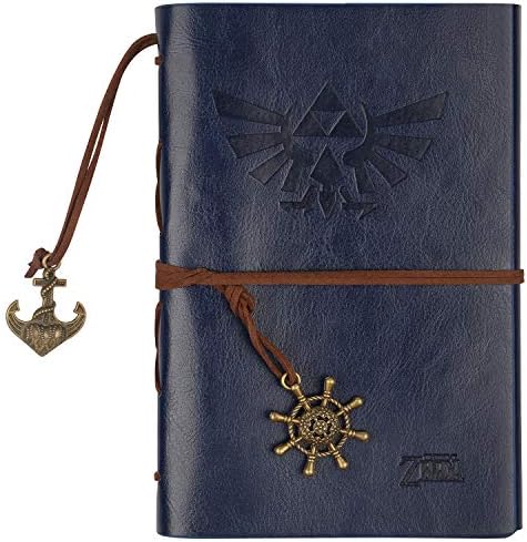 Legend Of Zelda Journal, Writing Journal, Travel Journal, 7.2 X 5.1 Notebook, Writers Notebook, Refillable Diary, Sketchbook, Fountain Pen Safe Dark Green