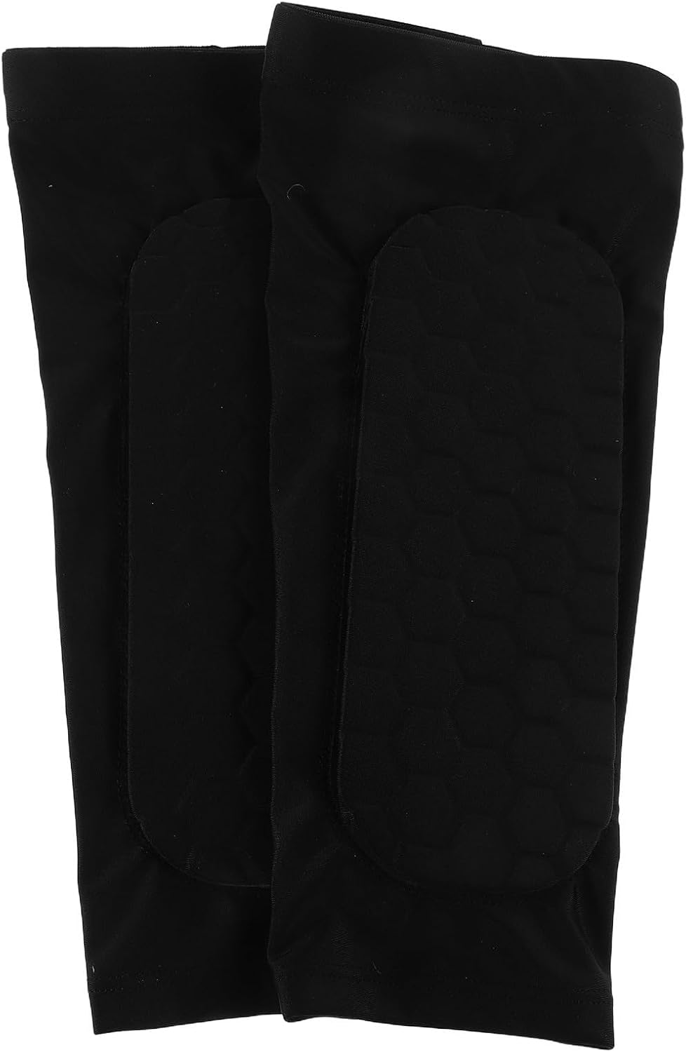 1 Pair Breathable Soccer Calf Sleeves with Honeycomb Padding and Anti-Slip Design and Women, Polyester Fiber Leg Compression Sleeves for Soccer and Basketball Protection
