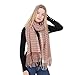 COLiJOL Écharpe Épaisse Pour Dames Collection Automne-Hiver Écharpe Pour Femmes Foulards Légers Pour Femmes Châles Wraps Foulard Tissu En Polyster Idéal Pour Un Usage Quotidien Facile À Assortir,Roug