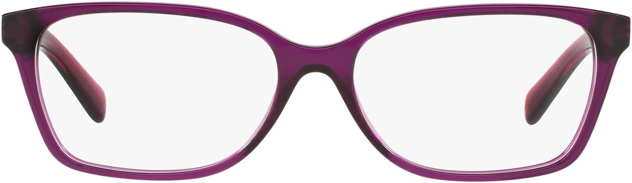 MK4039 India Prescription Eyewear Frames, Transparent Purple/Demo Lens, 54 mm