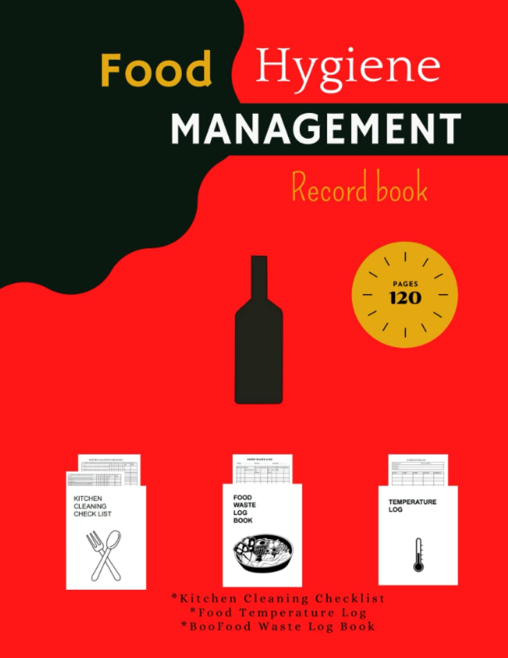 Buy Food Hygiene Management Record Book: Food Waste Log For Commercial ...