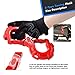 AyA Gear S-Shape Integrated Winch Shackles with 33,000 lbs Break Strength. Designed for Quick Release. Replace Any Hard and Soft Shackles (Red)