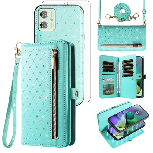 Housse Motorola Moto G54 5G protection intégrale et portefeuille magnétique amovible
