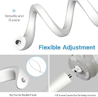 Akoemxeeo Rugalmas Babaőrző Kamera Tartó - HelloBaby HB40/HB65/HB66/HB248, Blemil BL9052/BL9064, VTimes VT302 Modellekhez - Biztonságos Szil 6