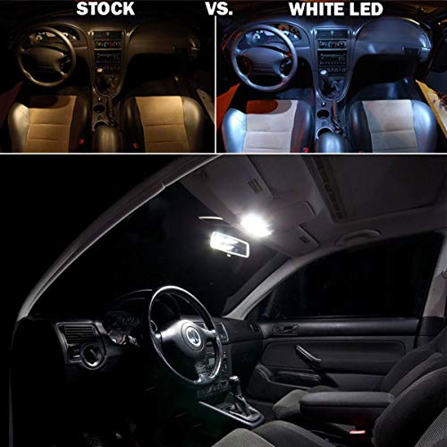 Image of Marsauto DE3175 31mm LED Interior Dome Light Map Bulb Door Courtesy for Car 1.22inch DE3021 DE3022 Festoon Bulbs White Pack of 4