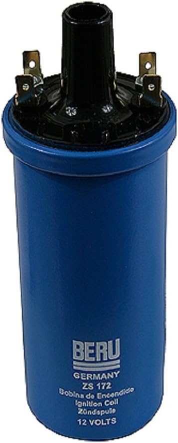 Beru ZS172 Blue Ignition Coil with 3.3 Ohms Primary Resistance for Various 12v Applications