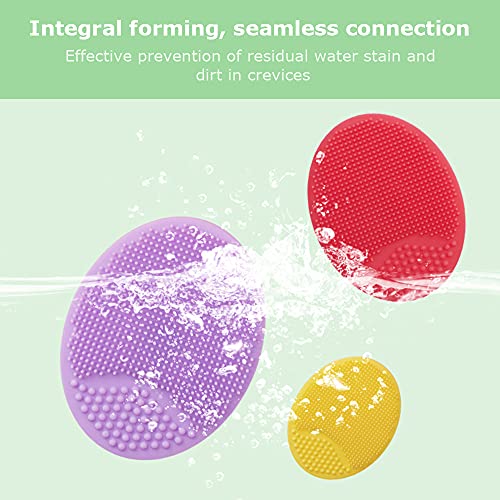 Henniu 4 PÇS Escova Facial Almofada de Limpeza de Silicone Almofada de Limpeza de Poros para Remoção