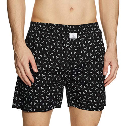 Image of Longies Men's Cotton Printed Regular Boxer Shorts