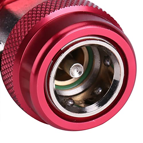 Extracto de núcleo de válvula de acoplamiento rápido R134A para kit de aire acondicionado automotriz (rojo, alta presión) miniatura 6