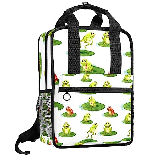 Sac à dos enfant grenouille lotus multicolore réglable