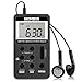 SEMIER Pocket Portable Digital Tuning AM / FM Stereo Radio with Rechargeable Battery and  Earphone for Walk