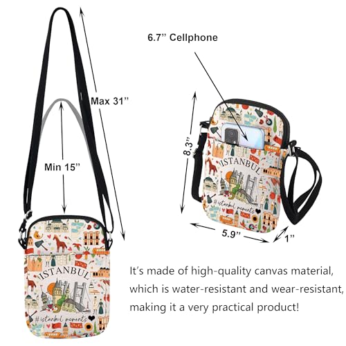 Istanbul Travel Shoulder Bag Hagia Sophia Gift Turkey Travel Gift Istanbul Cityscape Historical City Gift2