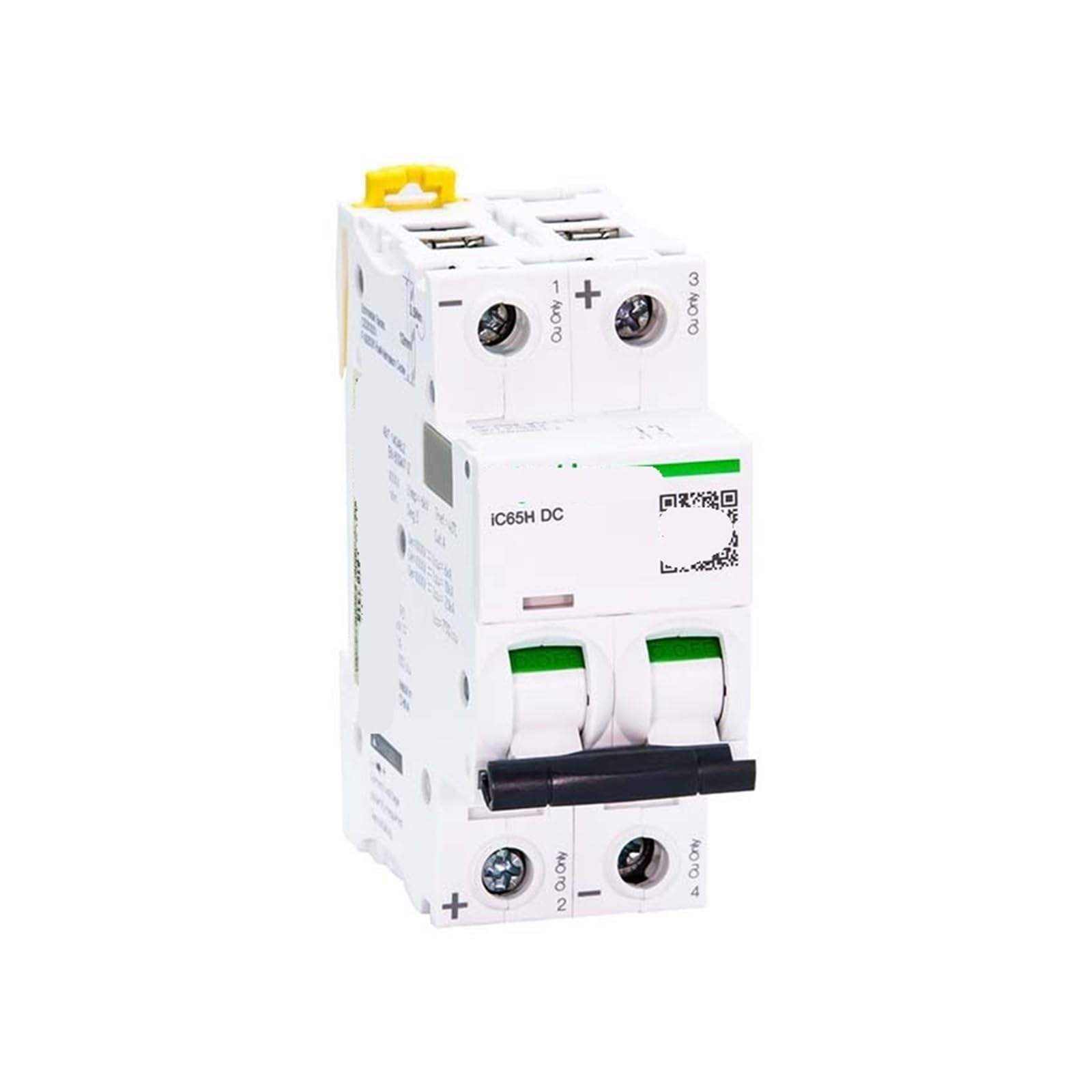 Disjoncteur électrique iC65-DC 2P protégeant le circuit 6A - 2