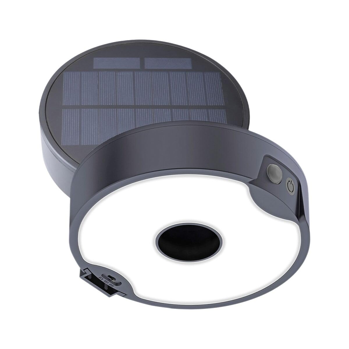 EDM Applique da parete 31820 Policarbonato ABS 4W 500LM Palo solare da giardino (3000K) (4000K) (6500K)