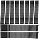 PENIKOKO Brazalete de Luto Negro Elástico Ajustable 10 Piezas 5x30 Cm para Funerales, Servicio Conmemorativo y Partidos de Fútbol, Banda de Memoria Respetuosa para Actividades Policiales