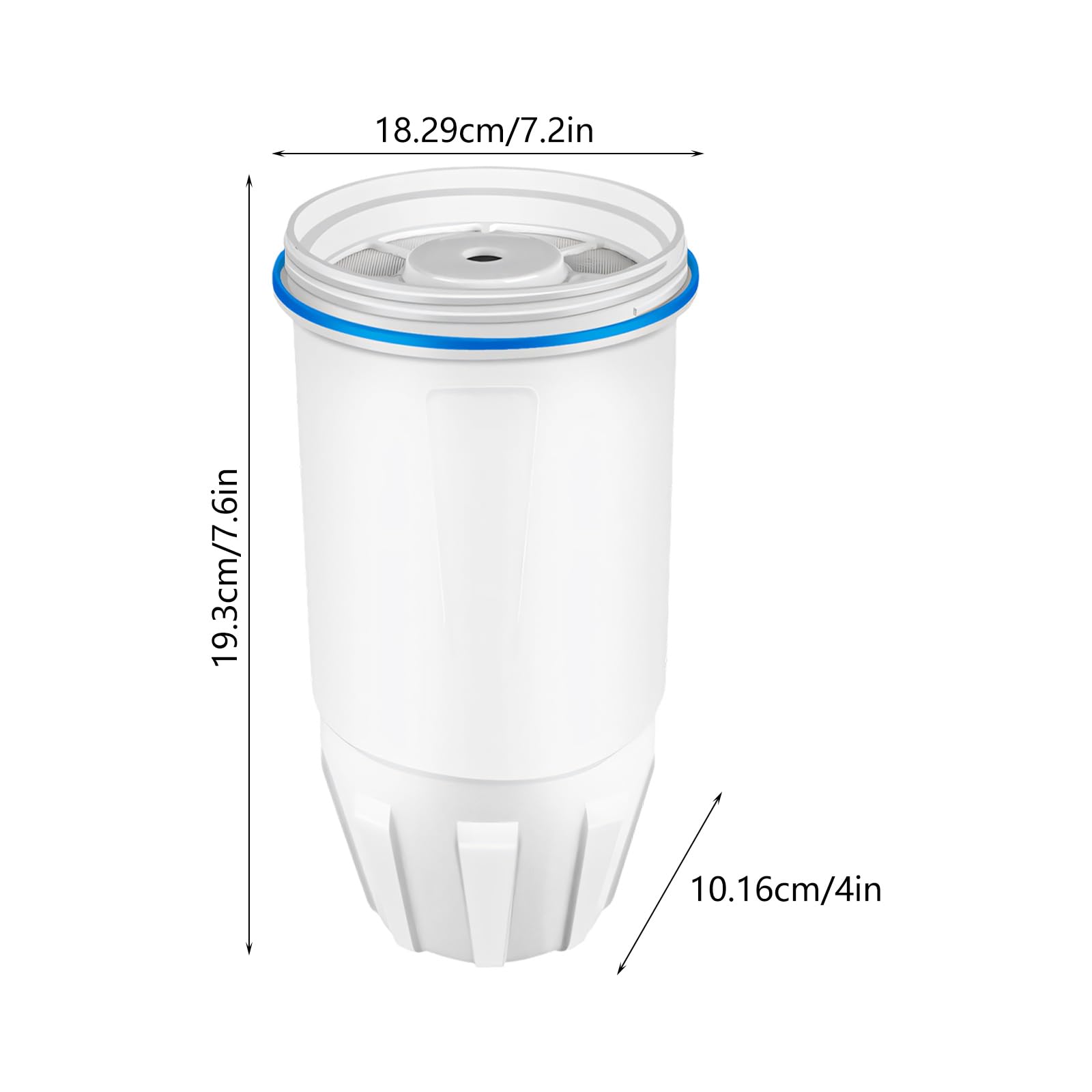 Set mit 3 praktischen Wasserfilter Ersatzkernen, Kunststoffkonstruktion, geeignet für mehrere Pitcher Modelle, kompatibler Wasserfilter