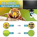 LCD-7-Inch-Digital-Microscope-1-1200X-Maginfication-with-16G-TF-CardYvelines-12MP-Camera-Video-Recorder-with-HD-Screen-Suitable-for-TeachingCircuit-Boardsobserving-AntiquesJewelry-Identification