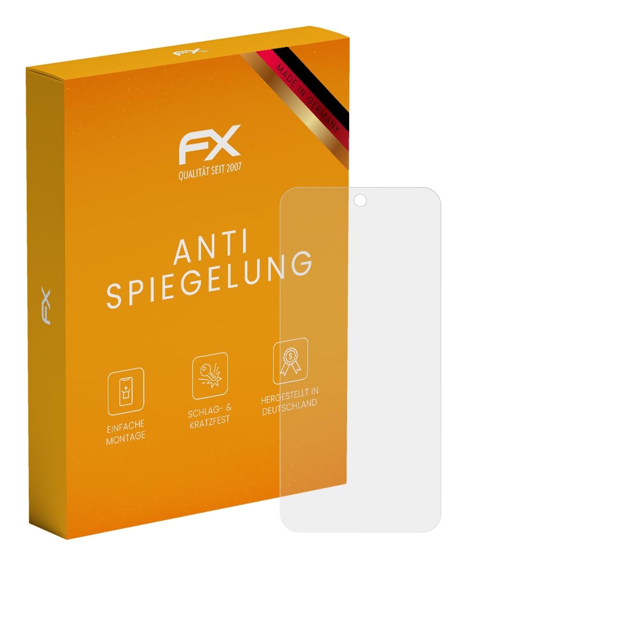atFoliX Screen Protector compatible with TCL NxtPaper 70 Pro Screen Protection Film, anti-reflective and shock-absorbing FX Protector Film (3X)
