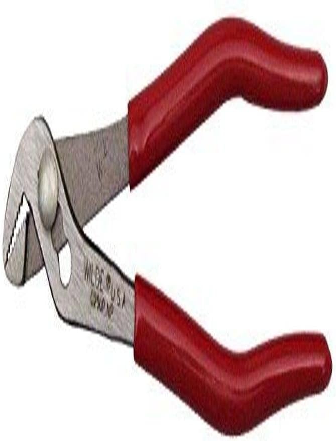 Wilde Tool G254P Water Pump Angle Nose Slip Joint Pliers with Polished Finish, 11 inch
