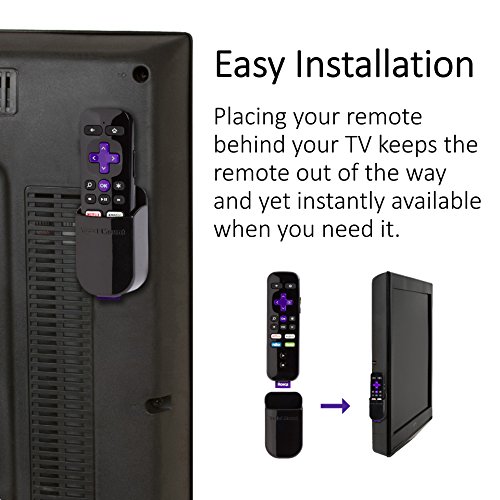 TotalMount Roku Mounting Shelf and Remote Holder (Compatible with Roku 3, Roku 2, and Roku 1)