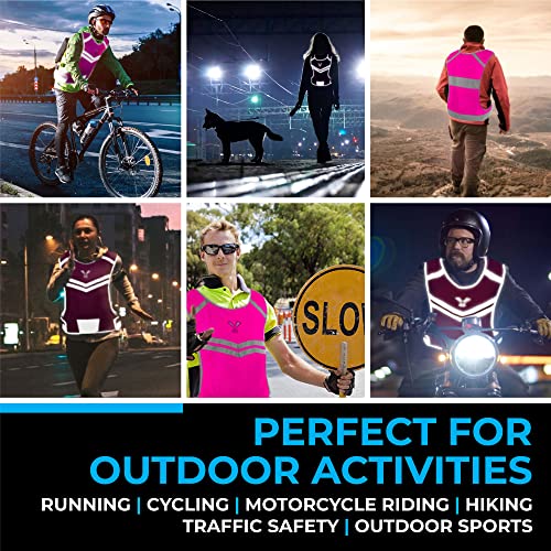 247 Viz Reflective Running Vest – Reflective Vest Running at Night for Walkers, Women & Men. High Visibility Reflective… - Image 5