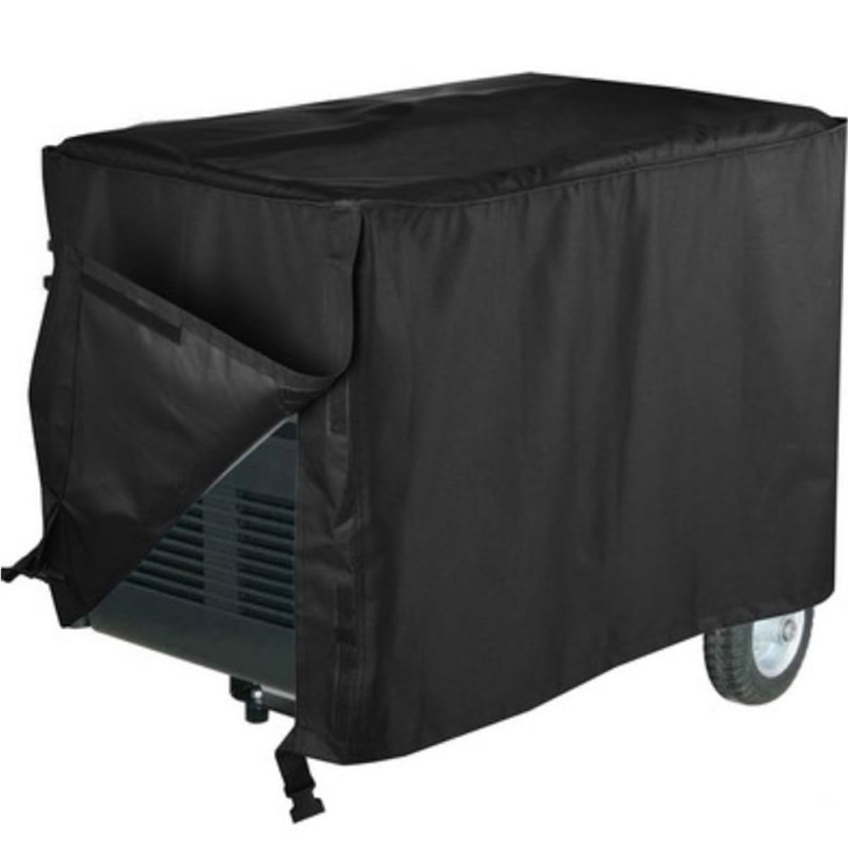 POPETPOP Funda para Generador Exterior de Poliéster y PVC Protección Resistente UV y Lluvia Cubierta Rectangular para Jardín y Uso al Aire